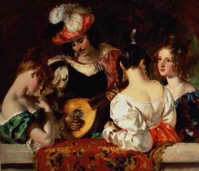 The Lute Player by William Etty